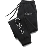 Casual Printed Sports Running Trousers Men Women Autumn Drawstring Long Pants Fitness Solid Sweatpants Unisex Gym Wear