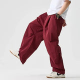 Wide Leg Pants Men and Women 2026 New Light Thin Solid Casual Harun Pants Elastic Waist Loose Oversize Fashion Trendy Streetwear