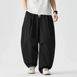 Wide Leg Pants Men and Women 2026 New Light Thin Solid Casual Harun Pants Elastic Waist Loose Oversize Fashion Trendy Streetwear