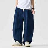 Wide Leg Pants Men and Women 2026 New Light Thin Solid Casual Harun Pants Elastic Waist Loose Oversize Fashion Trendy Streetwear