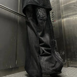 Y2K Baggy Jeans vintage Splicing embroidery Pattern high quality jeans Hip Hop Gothic Streetwear men women Casual wide leg jeans